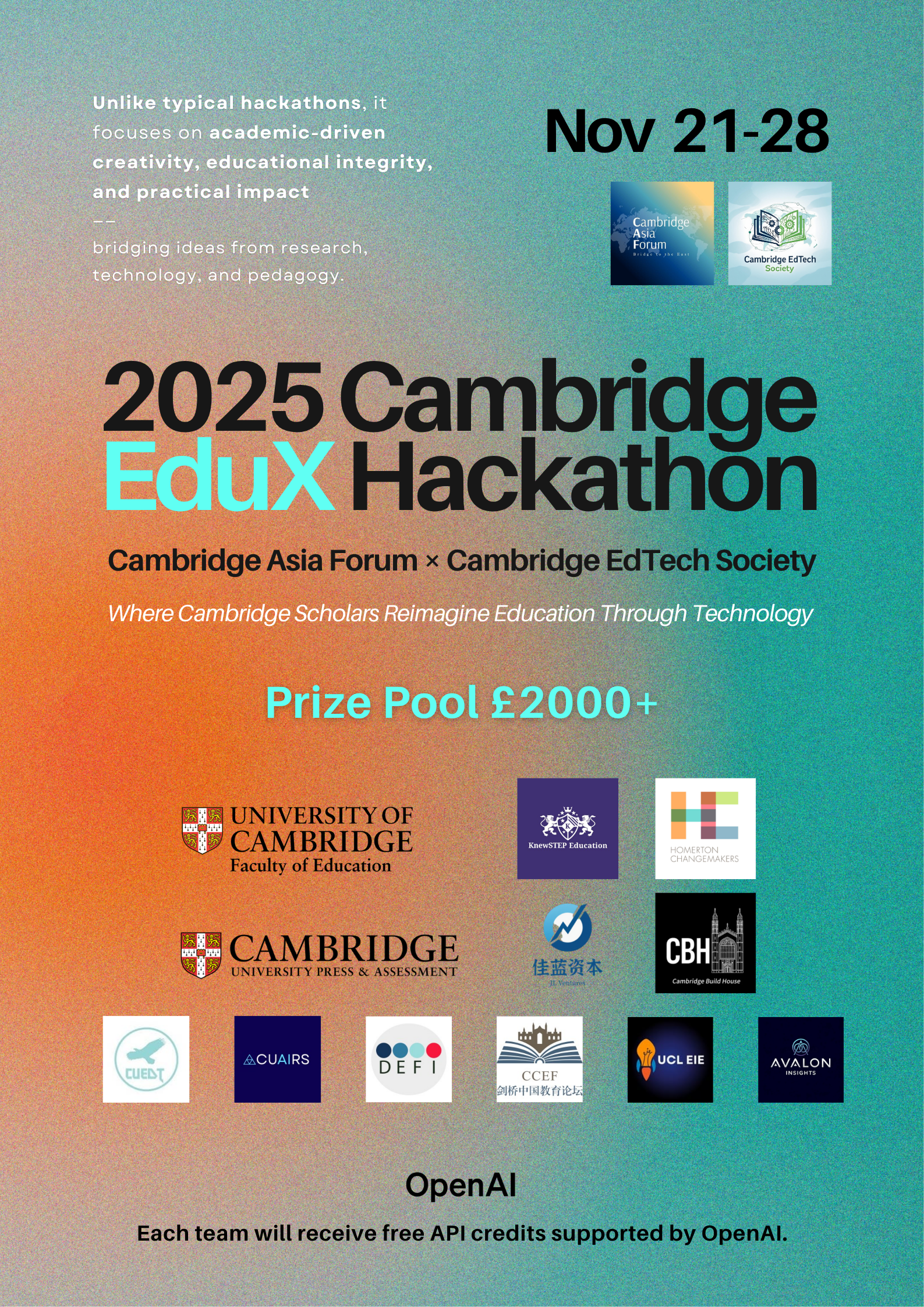 Cambridge EduX Hackathon 2025